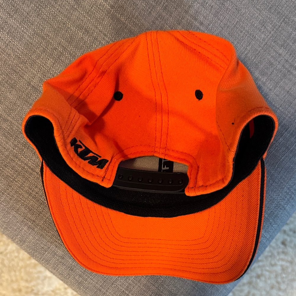 Orange Racing Cap - Picture 2 of 3